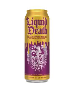 Liquid Death 19.2 Oz. Slaughter Berry Iced Tea