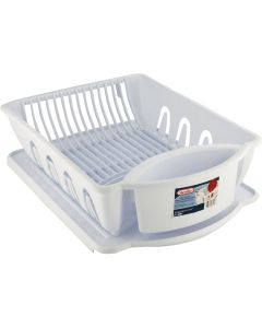 Sterilite 2-Piece Ultra Sink Dish Drainer Set