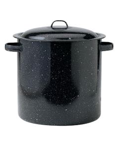 GraniteWare 15.5 Qt. Black Stockpot