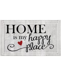 Apache Fashionables Home is My Happy Place Door Mat