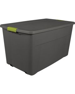 Sterilite 45 Gal. Gray Latch Wheeled Storage Tote