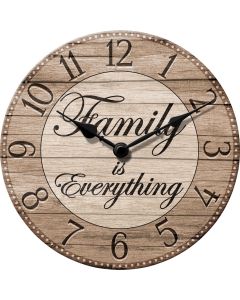 Westclox 11 In. Family Is Everything Wall Clock