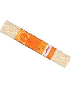 Con-Tact 12 In. x 5 Ft. Almond Beaded Grip Non-Adhesive Shelf Liner