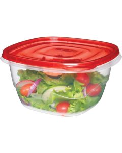 Rubbermaid TakeAlongs 5.2 C. Clear Square Food Storage Container with Lids (4-Pack)