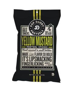 Pop Daddy 7.5 Oz. Yellow Mustard Pretzel Sticks