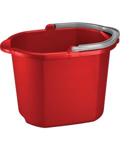 Sterilite 16 Qt. Red Dual Spout Bucket