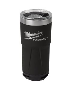 Milwaukee PACKOUT 20 Oz. Black Insulated Tumbler