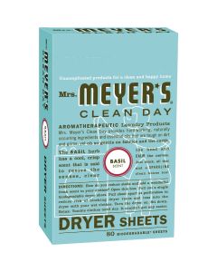 Mrs. Meyer's Clean Day Basil Dryer Sheet (80 Count)