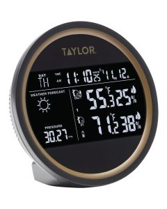 Taylor Digital Inside/Outside Round Weather Forecaster