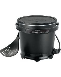 Presto GranPappy 4.5 Qt. Black Aluminum Deep Fryer