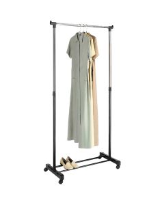 Whitmor Adjustable 16-3/4 In. x 43 In. to 72 In. Garment Rack