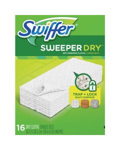 Swiffer Sweeper Dry Cloth Mop Refill (16-Count)