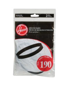 Hoover Type 190 Fold Away, Elite, and Soft & Light Vacuum Cleaner Belt (2-Pack)