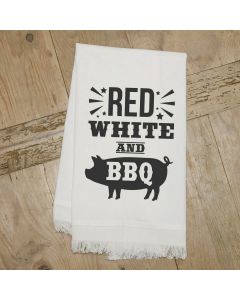 Second Nature Red, White & BBQ Kitchen Towel