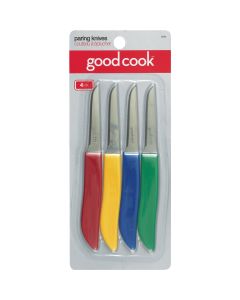 Goodcook Colored Handle Paring Knife Set (4-Piece)