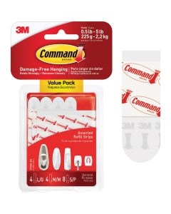 Command Wht Refill Strip