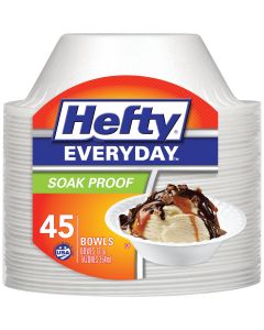 Hefty Everyday 12 Oz. Foam Bowl (45-Count)