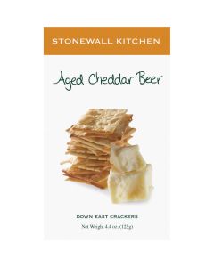 Stonewall Kitchen 4.4 Oz. Aged Cheddar Beer Crackers