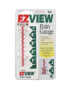 EZView 5 In. Glass Rain Gauge