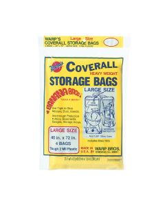 Warp's Coverall 40 In. x 72 In. Heavyweight Storage Bag (4-Count)