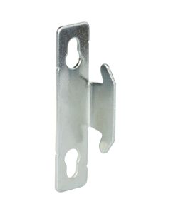 Kenney Single Silver Curtain Rod Bracket (2-Pack)