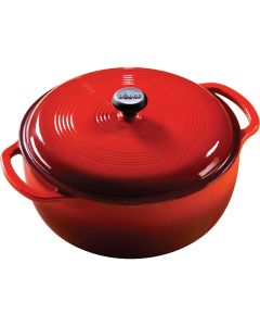 Lodge 6 Qt. Dutch Oven, Red