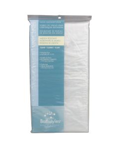 Zenith Zenna Home 70 In. x 72 In. Clear Lightweight PEVA Shower Curtain Liner