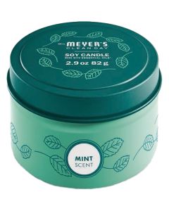 Mrs. Meyer's Clean Day 2.9 Oz. Mint Small Tin Soy Candle