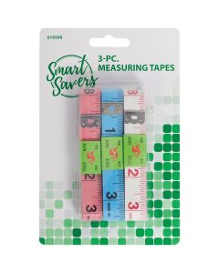 Smart Savers 5 Ft. SAE Cloth Measuring Tape (3-Piece)