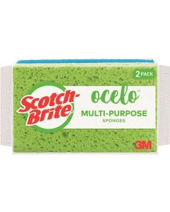 Scotch-Brite ocelo Utility Sponge, Assorted Colors (2-Pack)