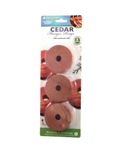 Cedar Fresh .375 In. H. x 2 In. Dia. Cedar Hanger Rings (6-Pack)