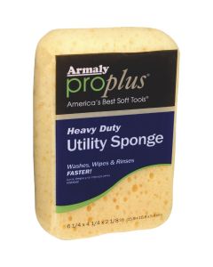 Armaly ProPlus 6.25 In. x 4.25 In. Yellow Heavy Duty Sponge