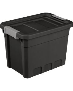 Sterilite 7.5 Gal./28L Black Stacker Tote