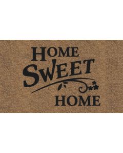 Americo Home 18 In. x 30 In. Home Sweet Home Koko Faux Coir Entrance Mat