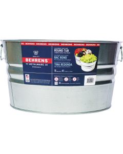 Behrens 11 Gal. Round Galvanized Steel Utility Tub