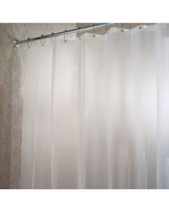 iDesign 72 In. x 72 In. Frost EVA Shower Curtain Liner