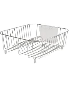 Rubbermaid 12.49 In. x 14.31 In. Chrome Wire Sink Dish Drainer