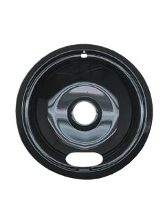 Range Kleen Electric 6" Style A Round Black Drip Pan