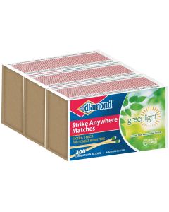 Diamond 2-3/8 In. 300-Count Strike Anywhere Kitchen Matches (3-Pack)