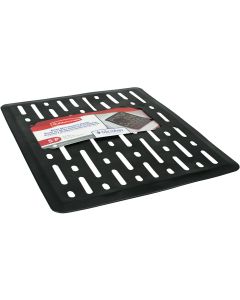 Rubbermaid 10.7 In. x 12.7 In. Black Sink Mat