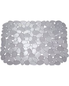 iDesign Pebblz 12 In. x 15.5 In. Graphite Sink Mat