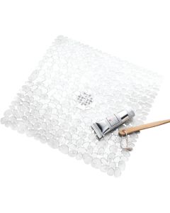 iDesign Pebblz 22 In. Square Bath Mat