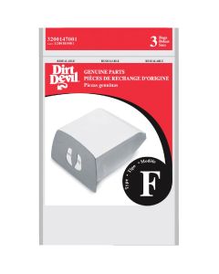 Dirt Devil Type F Standard Vacuum Bag (3-Pack)