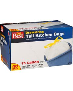 40ct 13gal Kitchen Bag