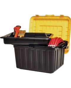 Durabilt Black & Yellow Tote Locker with Tray