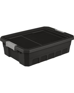 Sterilite 10 Gal./38L Black Stacker Tote