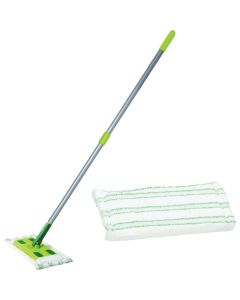 Quick Shine Hard Surface Floor Mop with Microfiber Pad Kit