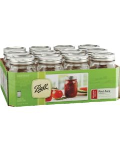 Ball 1 Pint Regular Mouth Mason Canning Jar (12-Count)