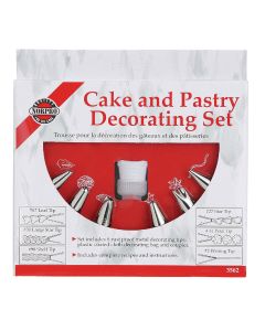 Norpro Pastry Bag Decorating Kit (6 Tips)