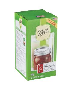 Ball Regular Mouth Canning Lid with Bands (12-Count)